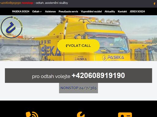 odtah vozidel vysočina