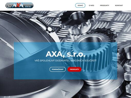 axa, s.r.o. sídlí v kolíně. v naší nabídce jsou ložiska, gufera, řemeny, o-kroužky, mazacích hlavice, řetězy, manžety, řezné a brusné kotouče a svěrná pouzdra.