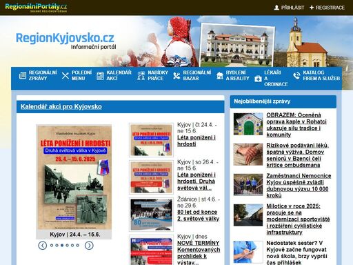 informační portál regionkyjovsko.cz