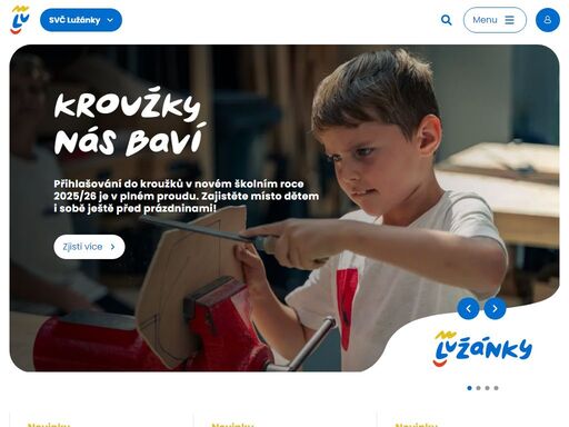 středisko volného času lužánky je školským zařízením pro aktivity ve volném čase všech věkových a sociálních skupin. kroužky, kurzy a akce pro veřejnost.