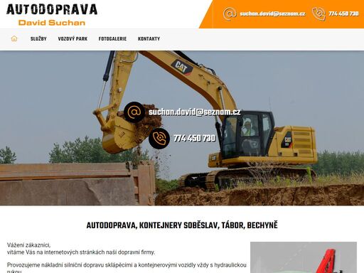 nákladní autodoprava, odvoz suti, kontejnerová doprava tábor, soběslav, bechyně, jihočeský kraj