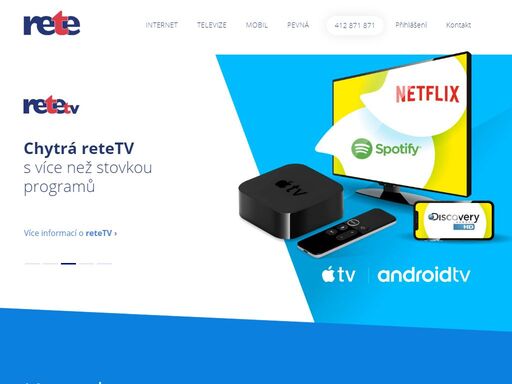 rete, internet, televize, mobil, voip, webhosting