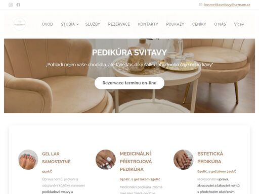 pedikúra svitavy nabízí kompletní péči o chodidla, estetickou pedikúru a wellness ošetření.