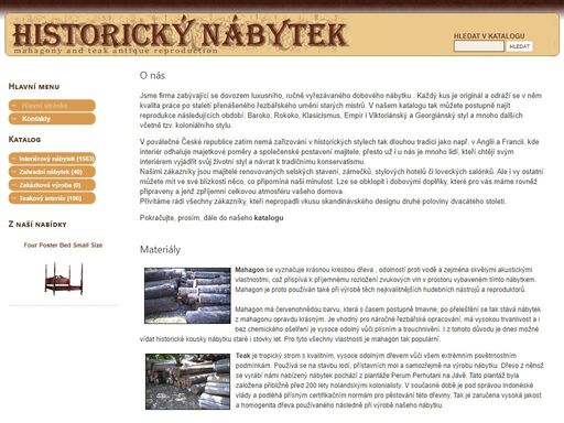 dobový, stylový, historický nábytek z masivu.