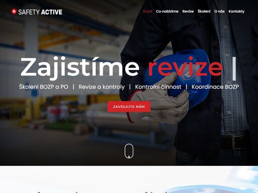 safetyactive.cz | školení bozp a po | revize a kontroly | kontrolní činnost | koordinace bozp