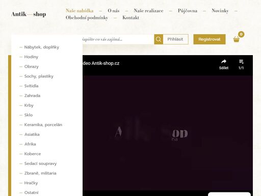 antik-shop.cz - objevte kouzlo minulosti - široký výběr starožitného nábytku a doplňků, které ozdobí váš domov jedinečností a elegancí.