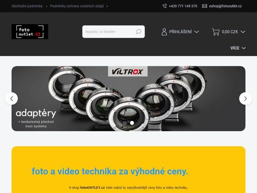 foto a video technika za výhodné ceny 