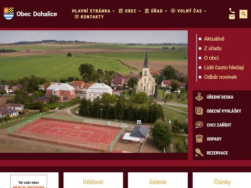 správní území obce dohalice je tvořeno katastrálními územími dohalice a horní dohalice.   dohalice leží v severozápadní části okresu hradec králové - obec dohalice