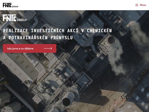 dodavatelské služby pro investiční akce v chemickém a potravinářském průmyslu