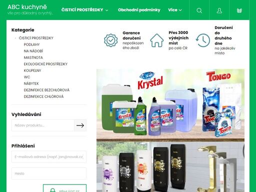 abc kuchyně nabízí kvalitní kuchyňské vybavení a čistící chemii pro profesionální i domácí kuchyně. zajišťujeme vše pro čistotu, pohodlí a efektivní provoz kuchyně