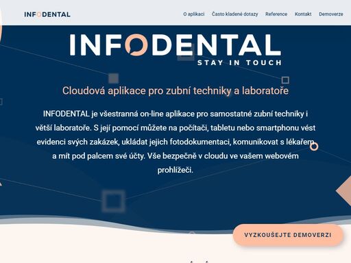 specializovaná cloudová aplikace pro zubní techniky i velké laboratoře, pro efektivní organizaci zakázek a komunikaci s lékaři a klinikami.