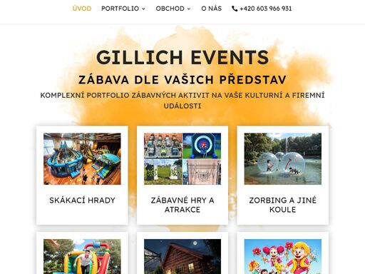 komplexní portfolio zábavných atrakcí a aktivit na vaše kulturní a firemní události. zábavné akce po celé čr.