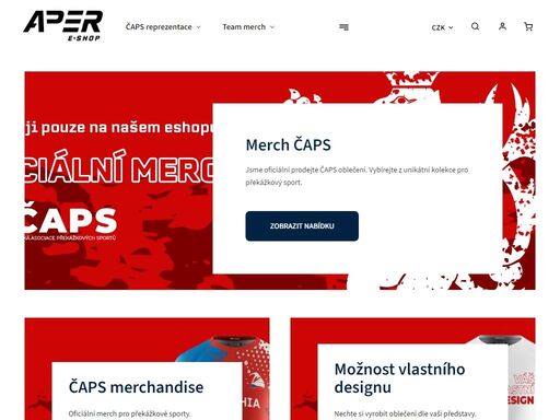 aper - oblečení pro spartan či ocr závody. v roce 2009 jsme se rozhodli založit společnost aper s. r. o., která svým zákazníkům nabízí individuální přístup, vysoký komfort, zaručenou kvalitu a skvělé služby. specializujeme se na výrobu sportovních dresů, funkčního prádla nebo fanouškovských předmětů. naší odměnou za…