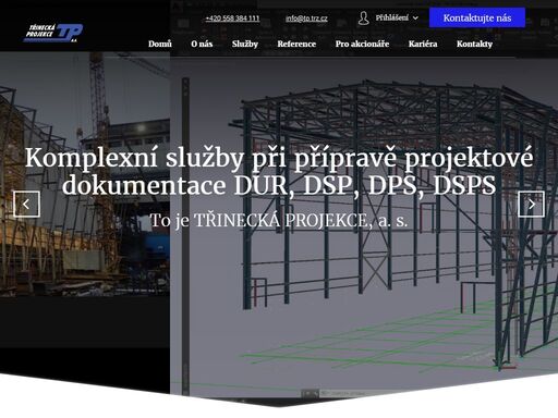 třinecká projekce, a.s. je projektovou a inženýrskou firmou, která poskytuje komplexní služby v projektové a inženýrské činnosti.