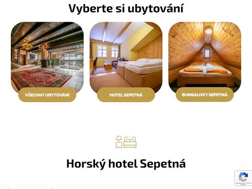 bungalovy nabízejí ubytování s krásným výhledem. jsou součástí rc sepetná pod lysou horou v beskydech.