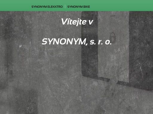 synonym, elektroservis, cykloservis, fve, pzts, voip, data, optika