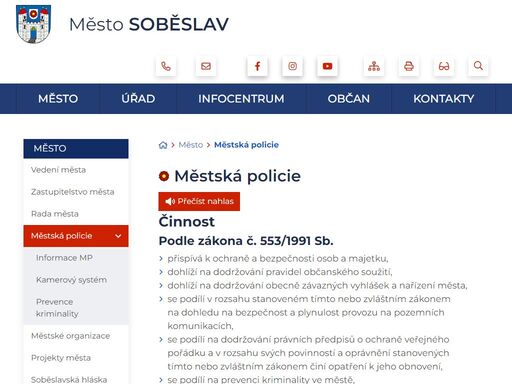 oficiální stránky města soběslav
