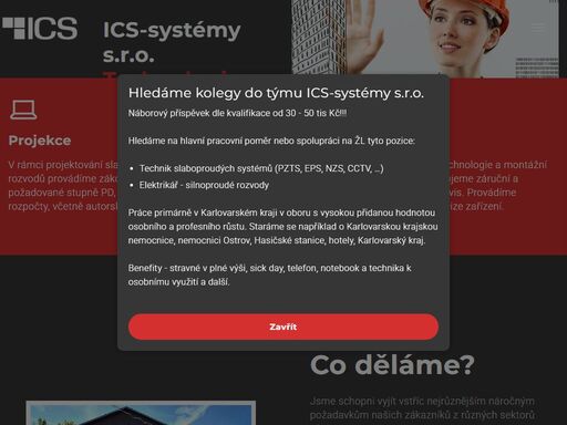 ics-systémy s.r.o., karlovy vary, slaboproudé a silnoproudé instalace