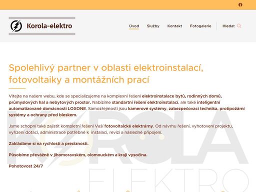 spolehlivý partner v oblasti elektroinstalací, fotovoltaiky a montážních prací