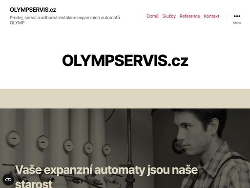 olympservis - expanzní automaty. nabízíme prodej, servis, náhardní díly a repase expanzních automatů olymp. bezplatné konzultace k navržení nového zařízení. dodávky a sevis kompletního sortimentu aquina.