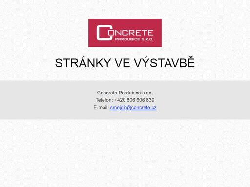 concrete - průmyslové a občanské stavby
