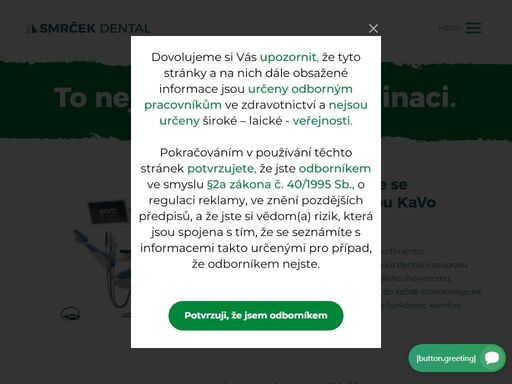 představujeme vám rozsáhlou nabídku služeb - od dodání materiálu po vybavení celé ordinace na klíč. provádíme záruční i pozáruční servis pro výrobky firem kavo, nsk, chiromega, dürr dental, metasys, bmt a další.