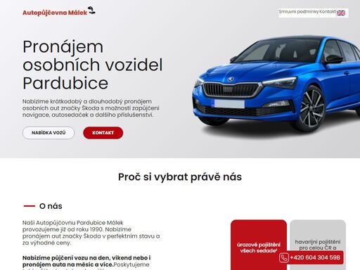 půjčovna aut pro krátkodobý i dlouhodobý pronájem za výhodné ceny. užijte si pohodlí a flexibilitu a vydejte se na další cestu s naší spolehlivou autopůjčovnou aut v pardubicích.