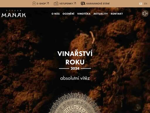 víno maňák žádovice - vinařství roku 2023