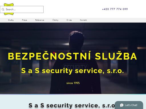 bezpečnostní služba s a s security service, s.r.o. komplexní bezpečnostní služby, ostraha objektů, majetku a osob. zajišťujeme kompletní security servis.