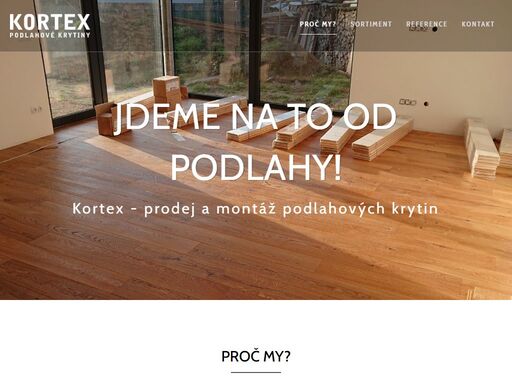 kortex - prodej a montáž podlahových krytin | jdeme na to od podlahy! | litomyšl |