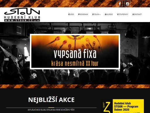 klub stoun - váš hudební úkryt