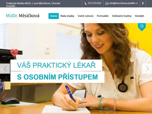 praktický lékař s osobním přístupem v uherském hradišti. diagnostika, vyšetření. pracovní lékařství.