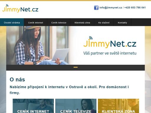 nabízíme připojení k internetu v ostravě a okolí. pro domácnost i firmy.