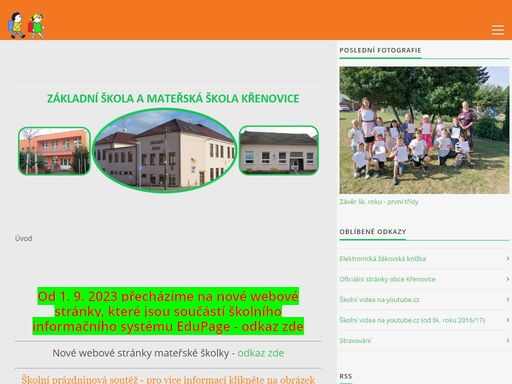 základní škola s mateřskou školou, školní jídelnou, družinou a zájmovými kroužky