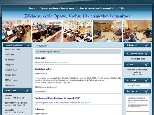 základní škola opava vrchní 19 příspevková organizace