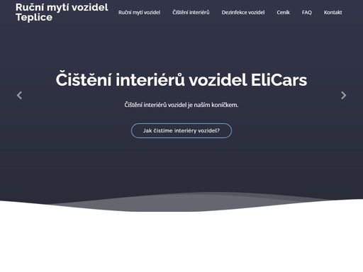 pro ruční mytí vozidel a čištění interiérů je vaší nejlepší volbou elicars teplice, úpoř.