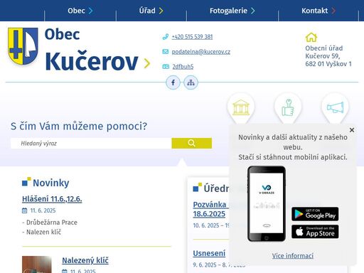 oficiální stránky obce