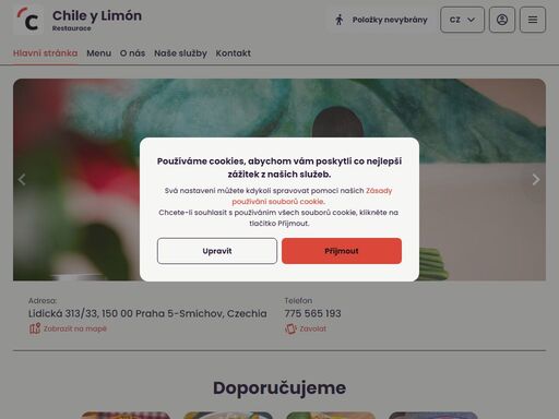 naše mexické bistro chile y limón nabízí autentickou mexickou kuchyni z vždy čerstvých surovin.