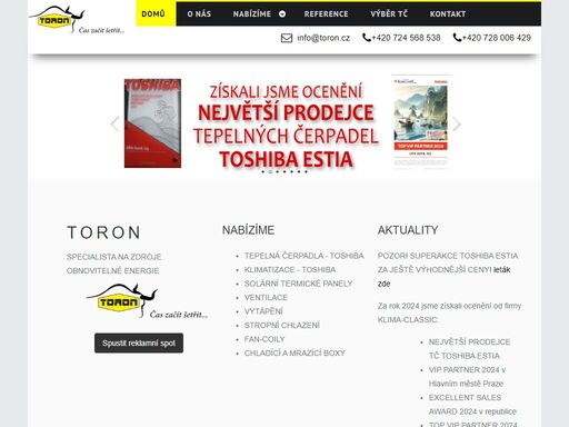 tepelná čerpadla, ventilační systémy, solární systémy, klimatizace, ohřev vody a vytápění