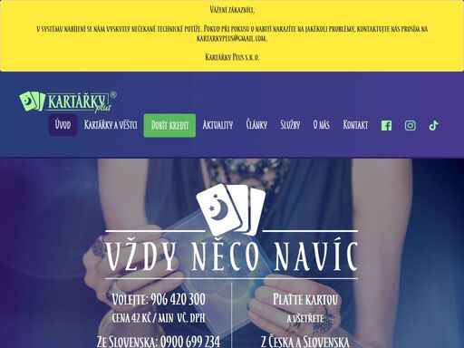 na věštecké lince mluvíte s vybranými kartářkami a věštci, jsou ochotni vás vyslechnout, naslouchat vašim přáním a pomoci vám jít lepší cestou.kartářky plus ® s.r.o., výklady karet po telefonu od zkušených kartářek a věštců, vždy něco navíc. volání již od 29,- kč/min vč. dph