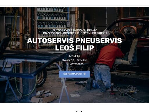 kompletní servis automobilů. rychlý servis a opravy včetně pneuservisu, klempířských prací, přípravy na stk-emise, geometrie vozu, diagnostika, oprava plastů