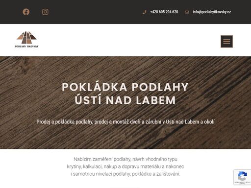 pokládka vinylové či laminátové podlahy a montáž dveří a zárubní v ústí nad labem a okolí. nechte si zaslat cenovou nabídku zdarma!