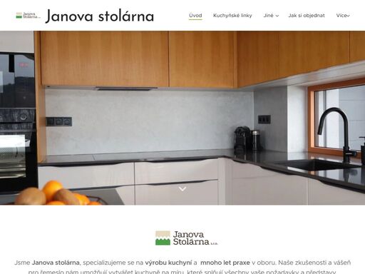 jsme janova stolárna. rodinný podnik v srdci valašska, který se specializuje na výrobu nábytku na míru.
