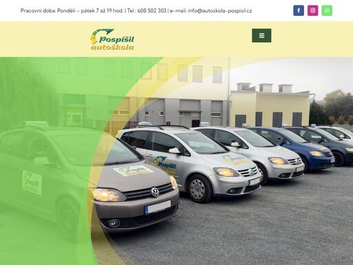 autoškola pospíšil  
autoškola pospíšil v olomouci – vaše jistota na silnicích.
výuka a výcvik pro zájemce o řidičský průkaz skupiny b? přesně to nabízí autoškola pospíšil z olomouce. v čem je naše autoškola