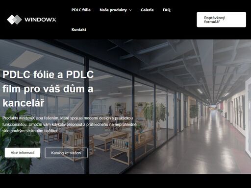 objevte pdlc fólie, led film, mediální sklo a další produkty od windowx. spojujeme moderní design s praktickou funkcionalitou pro váš domov i kancelář.