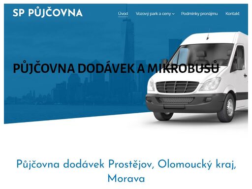 půjčovna dodávek prostějov. pro zákazníky z prostějova, z olomouckého kraje a z celé moravy zajišťujeme službu půjčovny dodávek. potřebujete půjčit dodávku? neváhejte nás kontaktovat.