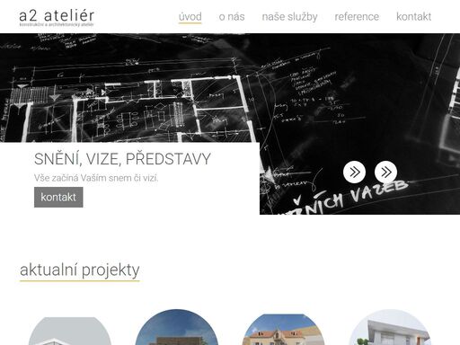 jsme architektonický a konstrukční ateliér zabývající se komplexní projektovou činností od prvotní vize, přes stavební povolení, až k zajištění kolaudace.