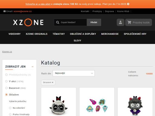 xzone.cz - s námi příběhy nekončí - počítačové a konzolové hry pro ps5, ps4, xbox, nintendo switch. ideální dárky pro fanoušky filmů, her, seriálů. široká nabíd