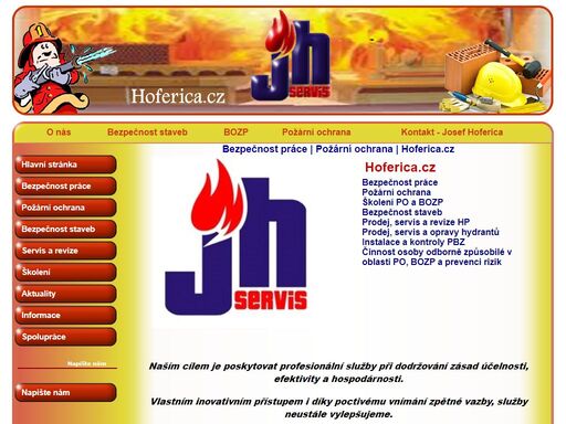 bezpečnost práce, staveb požární ochrana servis a revize
školení 