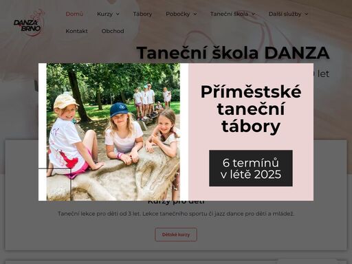 taneční škola danza tančí v brně a okolí již více než 70 let. taneční kurzy pro děti i dospělé. fitness kurzy.